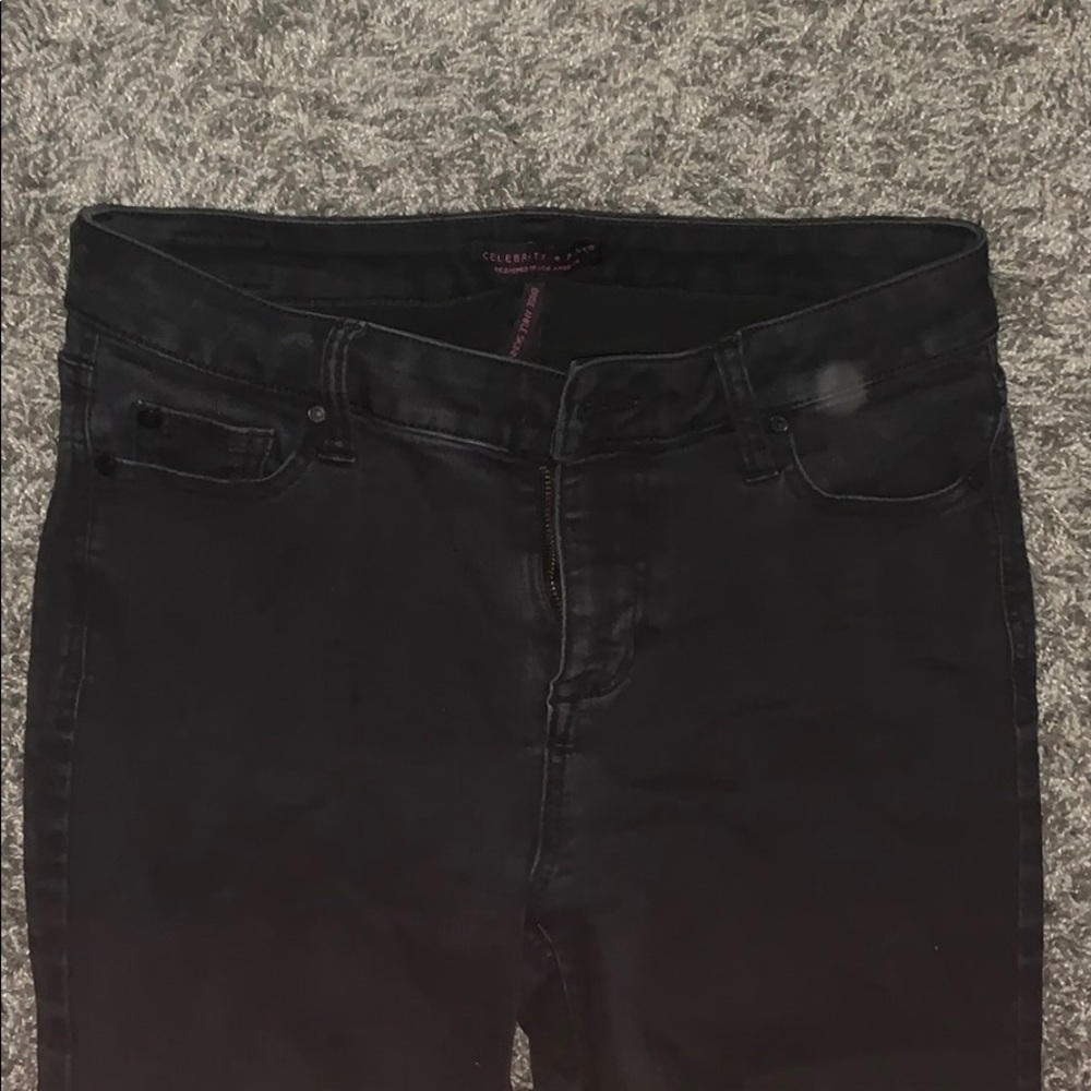 Black jeggings